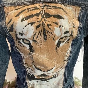 Tiger Jean Jacket